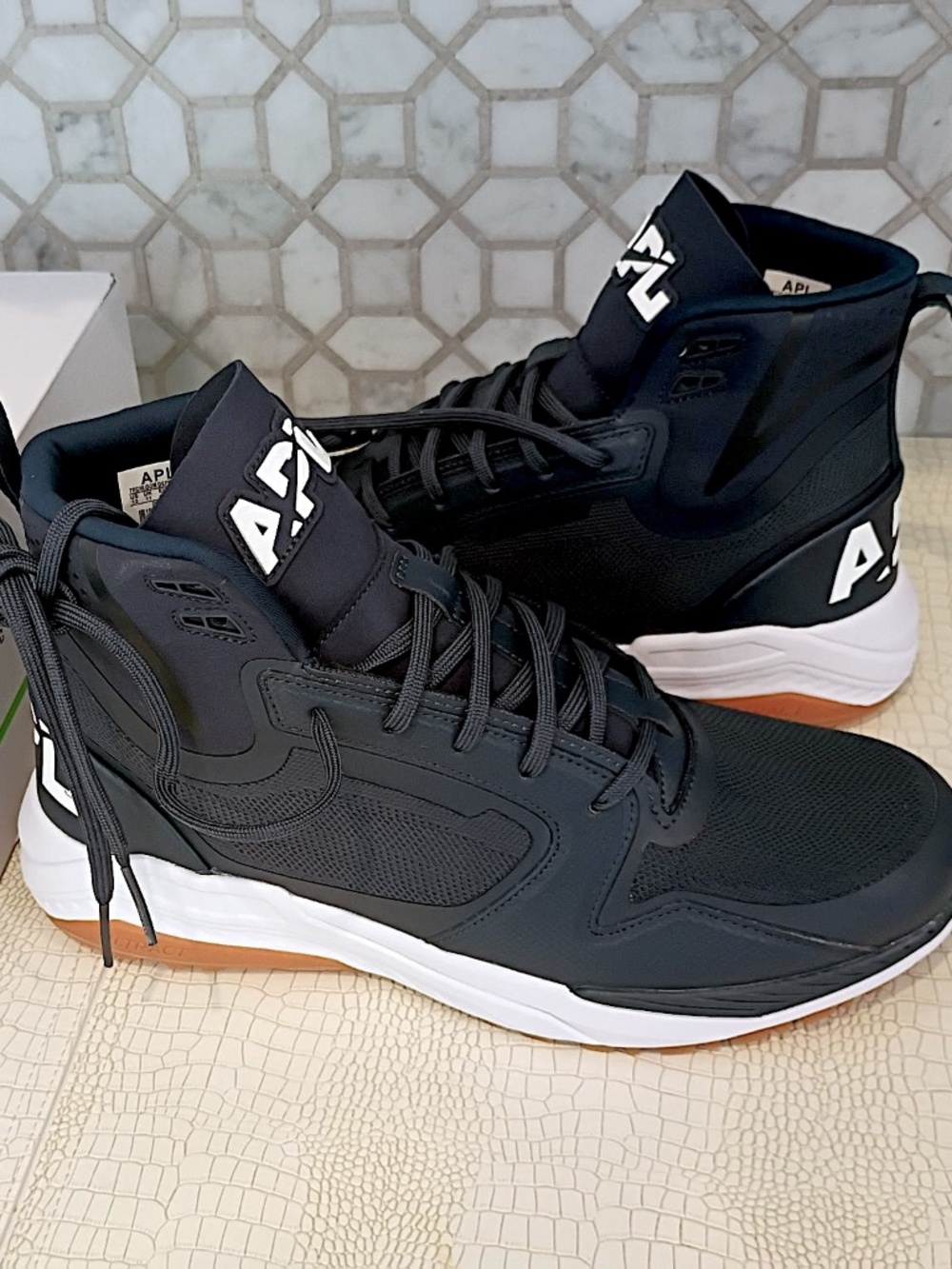 APL Techloom Defender Hi-Top Sneakers Midnight Logo MSRP $345 NIB MINT Fire! - Picture 2 of 8